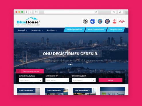 Tulca bluehouse emlak web sitesi