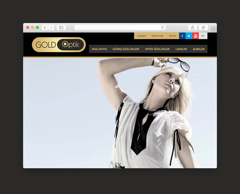 gold optik web site